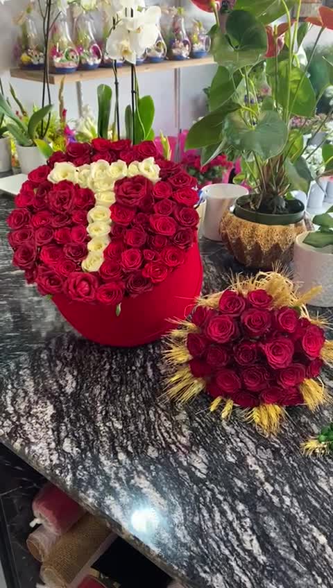 Gül Aranjman + Gül Demeti